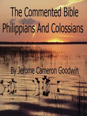 cover image of Philippians and Colossians